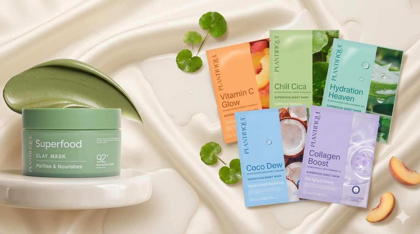 Superfood Clay Mask vs. Sheet Masks: Which One Your Skin Needs