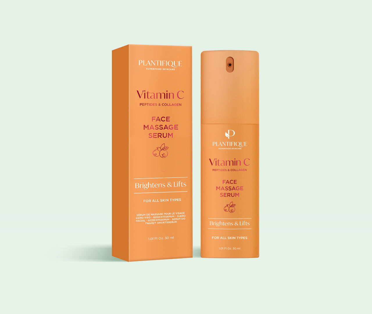 Vitamin C Face Massage Serum - Plantifique