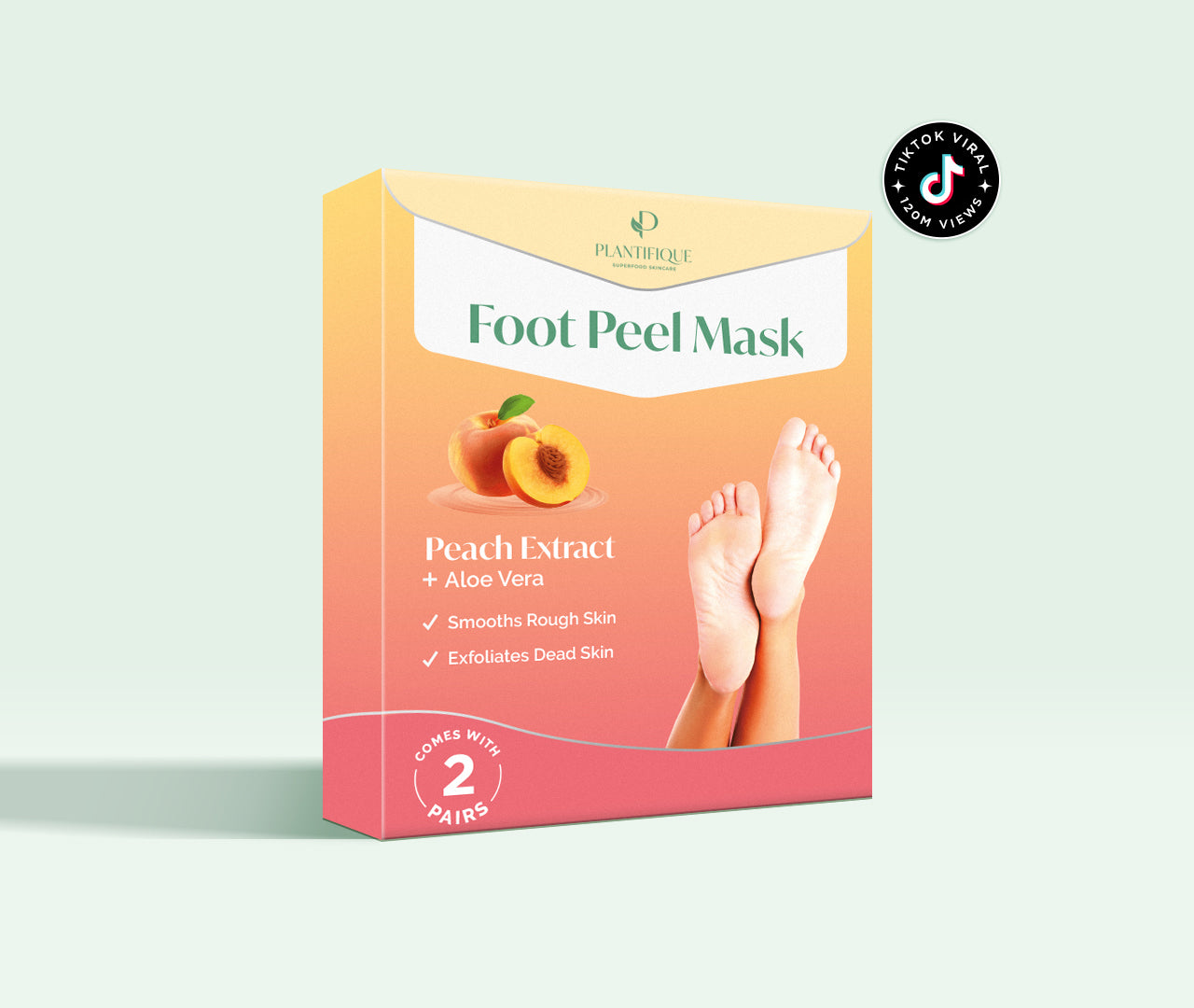 Plantifique Peach Foot Peeling Mask