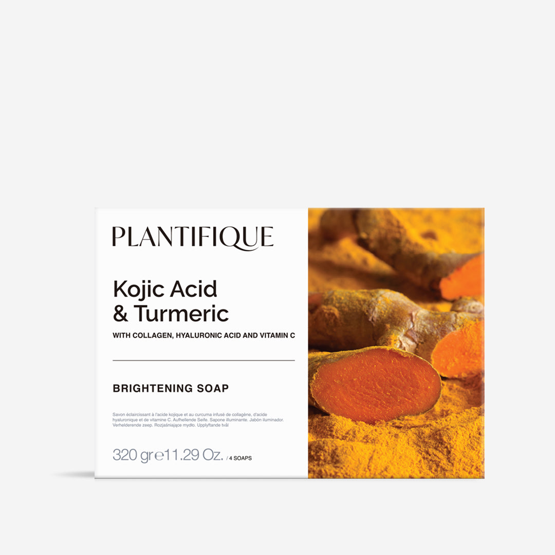 Plantifique Kojic Acid and Turmeric Brightening Soap with botanical extracts