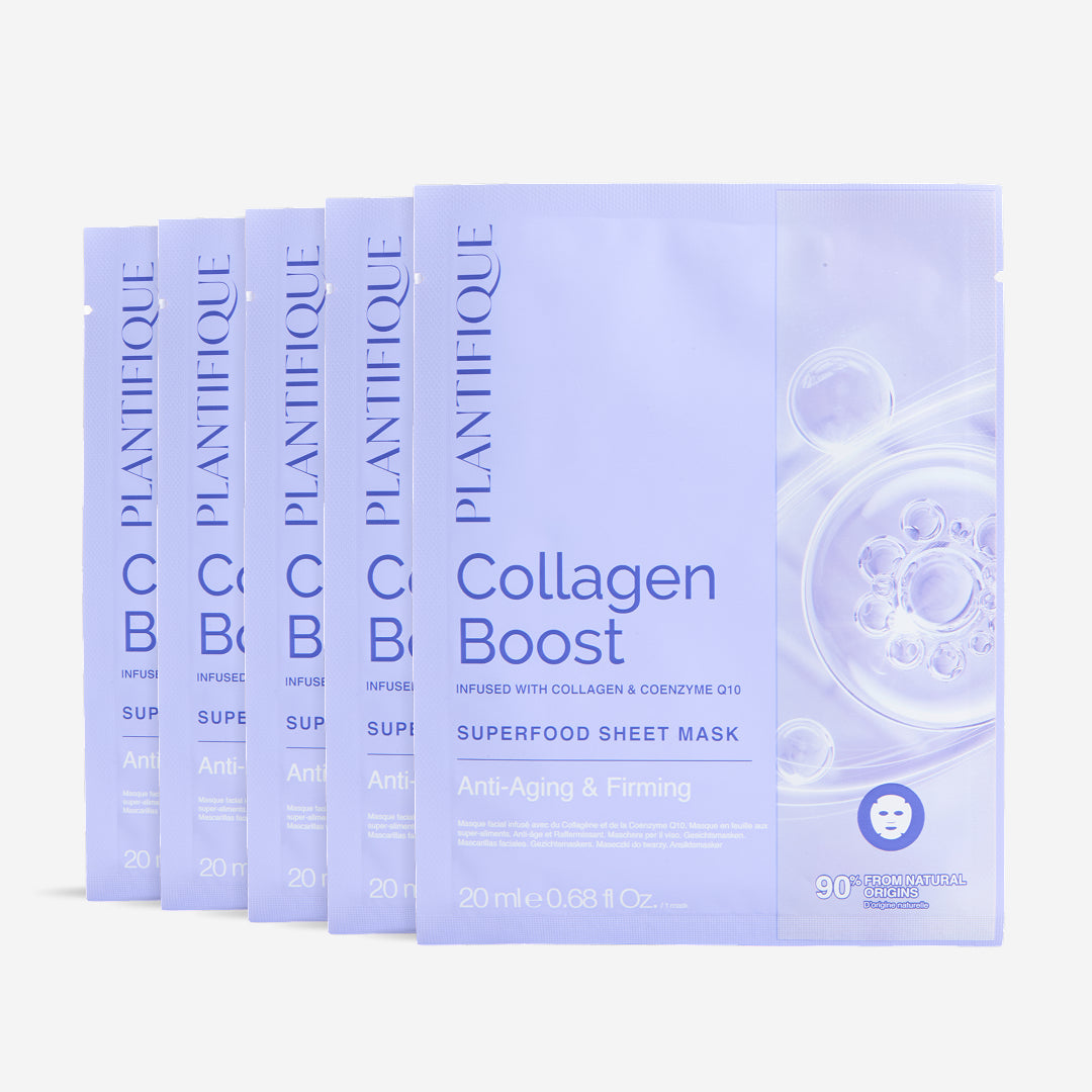 Collagen Boost Sheet Masks - Plantifique