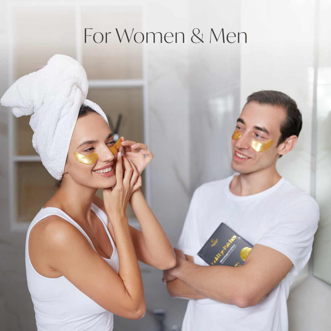 Golden Under Eye Gel Patches - Plantifique