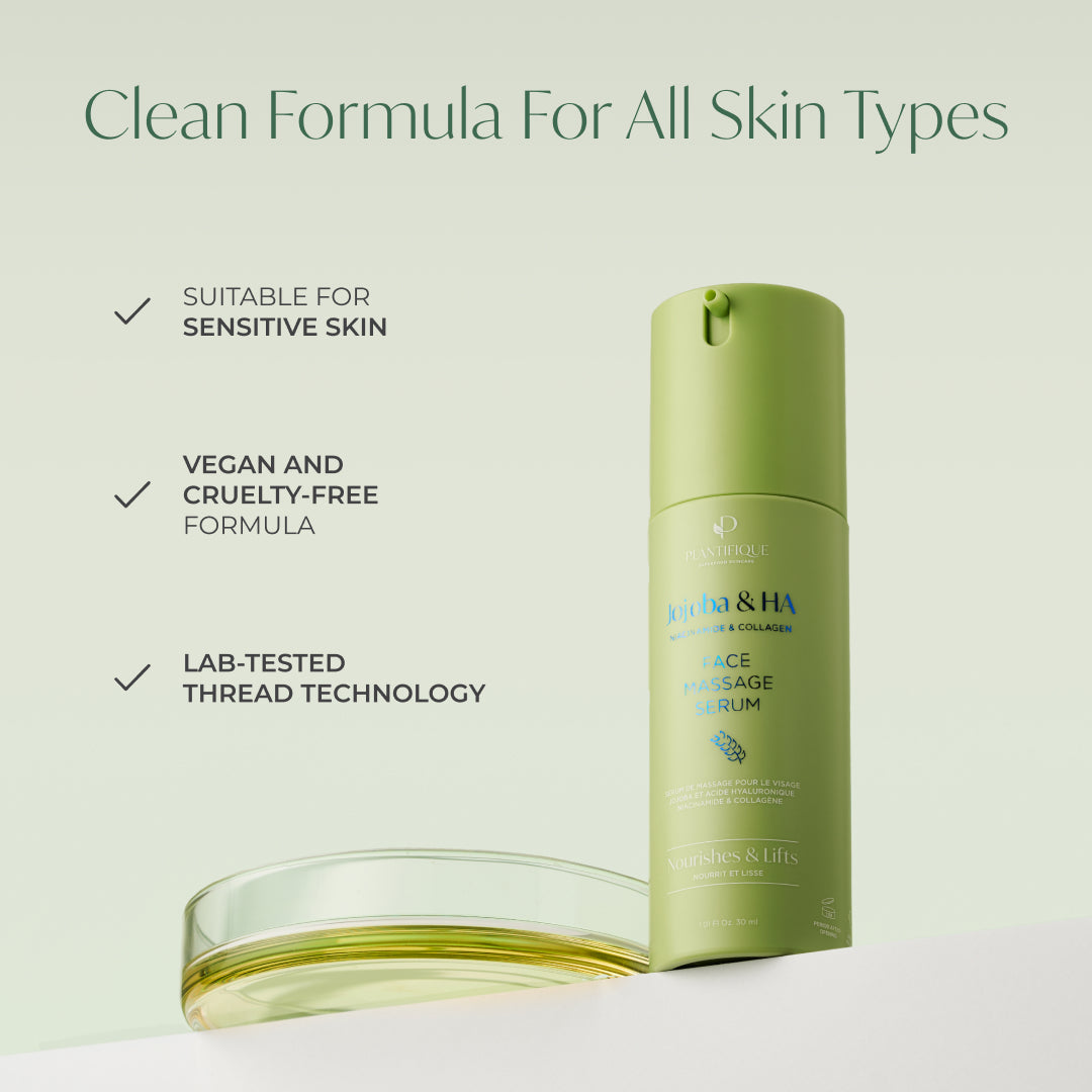 Jojoba Face Massage Serum - Plantifique