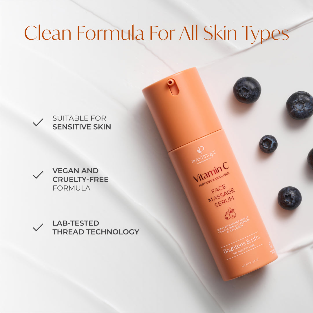 Vitamin C Face Massage Serum - Plantifique