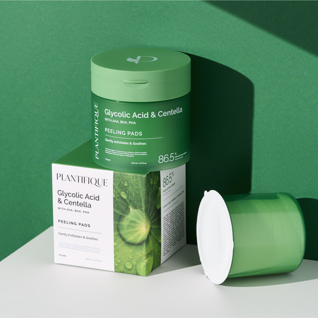 Glycolic Acid & Centella Peeling Pads - Plantifique