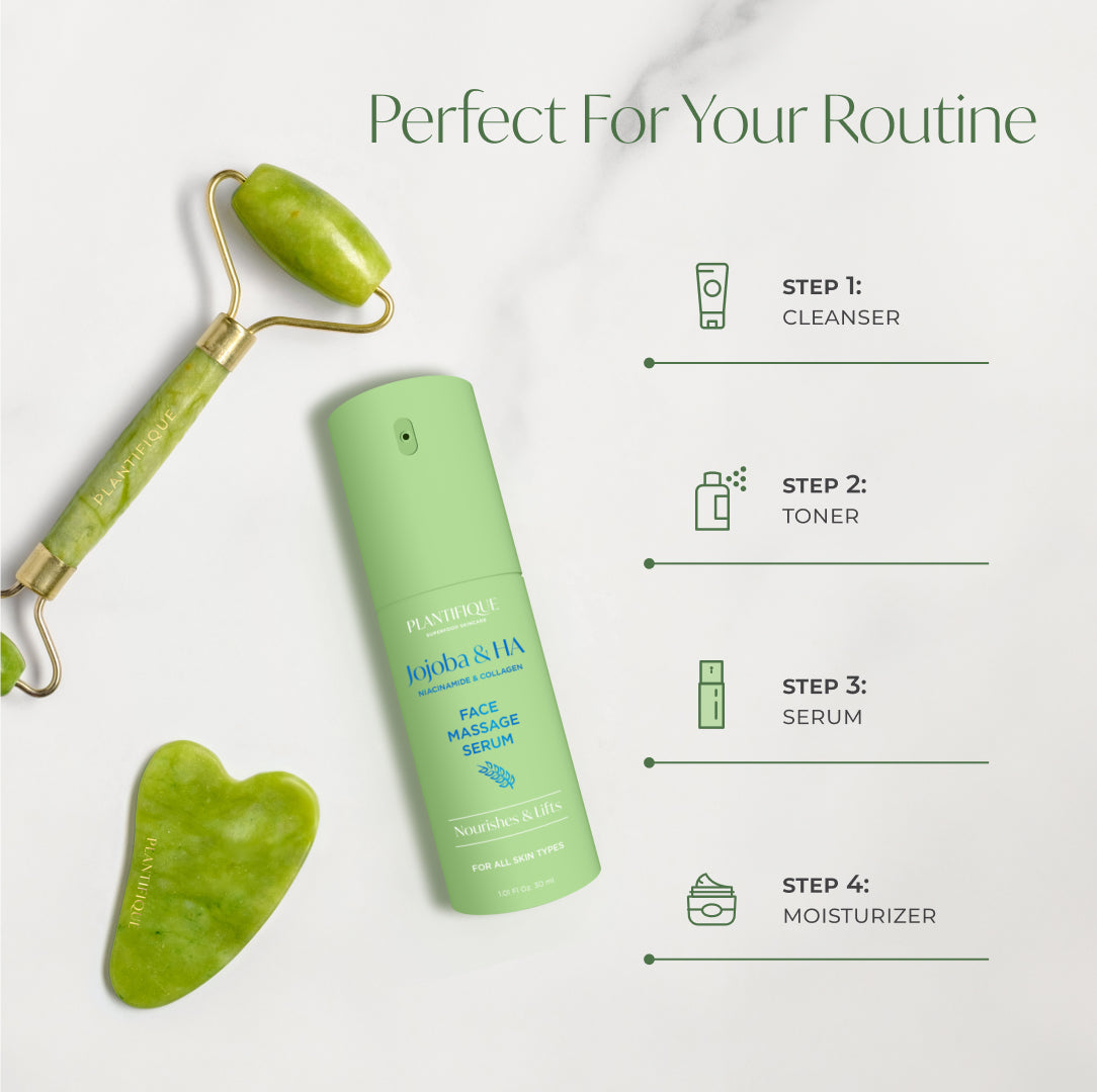 Jojoba Face Massage Serum - Plantifique