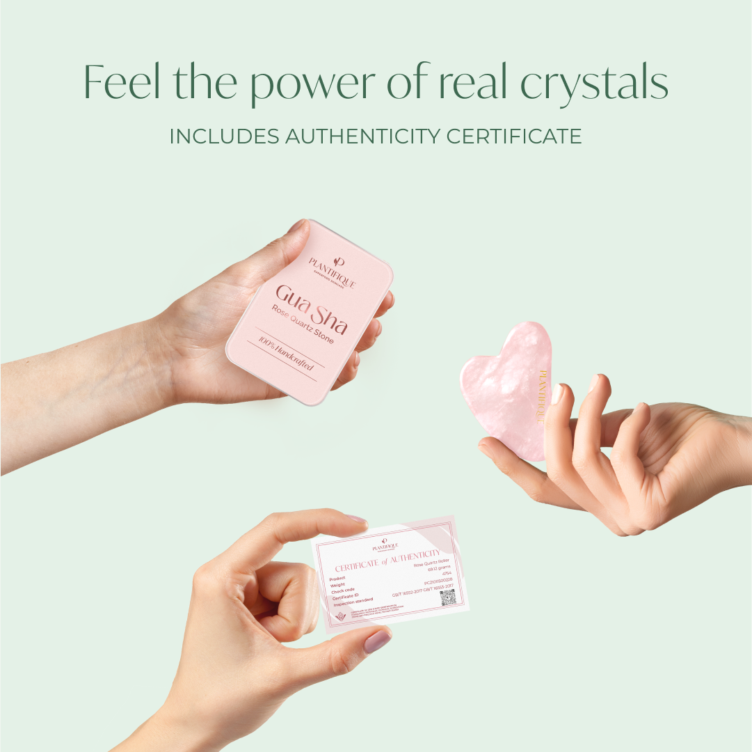 Rose Quartz Gua Sha - Plantifique