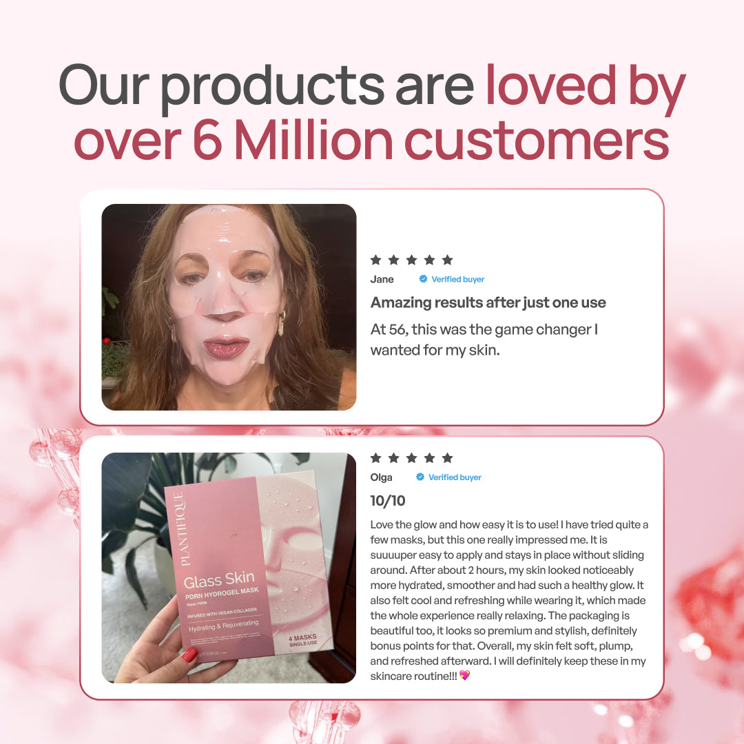 PDRN Glass Skin Hydrogel Mask - Plantifique