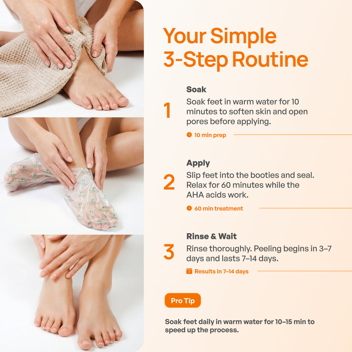 Peach Foot Peeling Mask