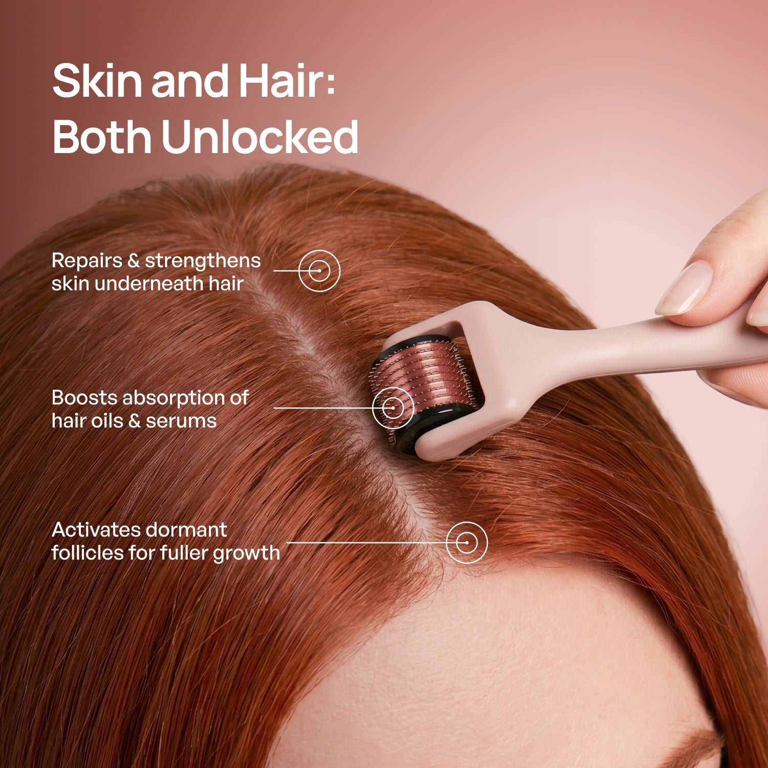 Derma Roller for Hair & Skin - Plantifique 