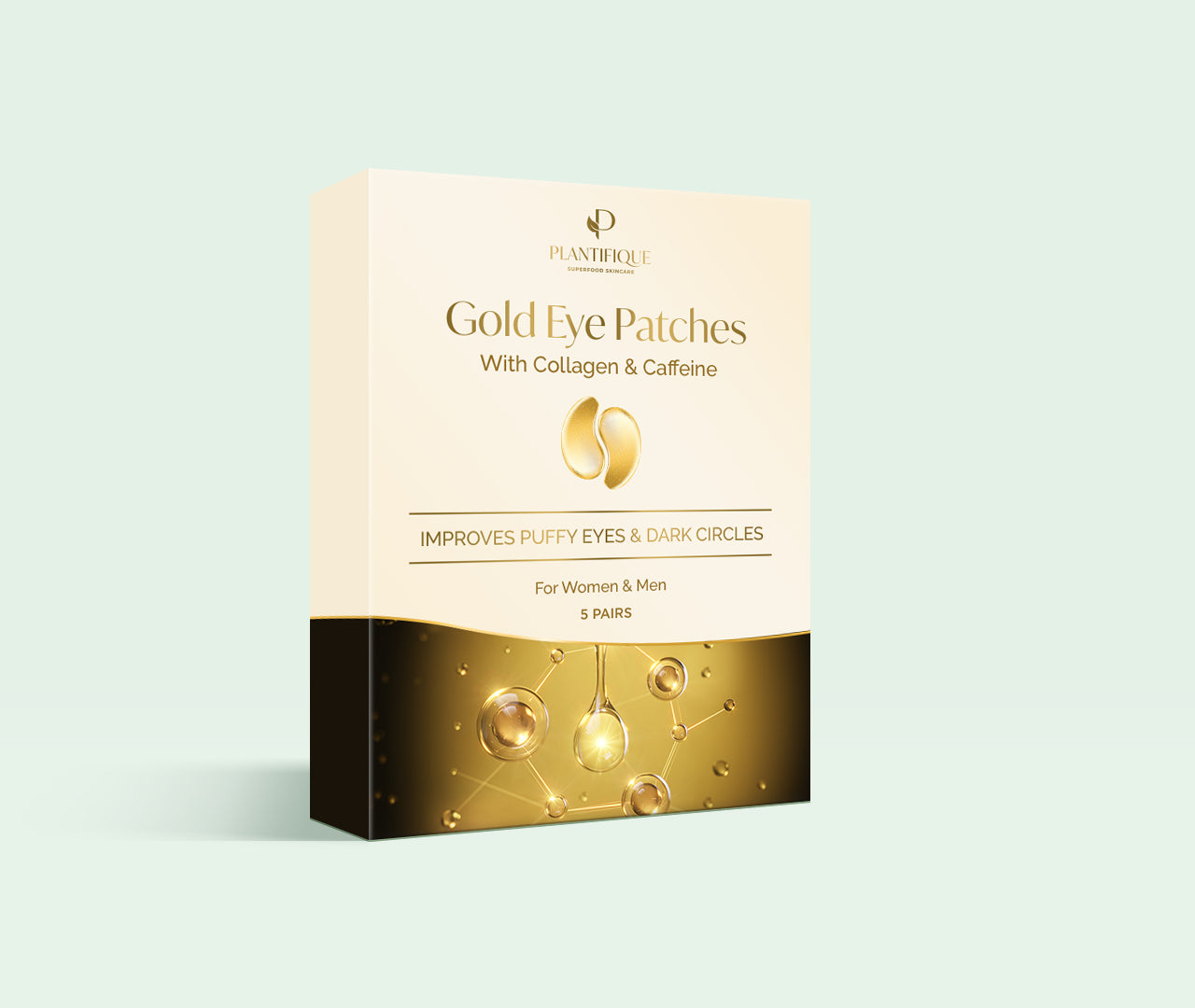 Golden Under Eye Gel Patches