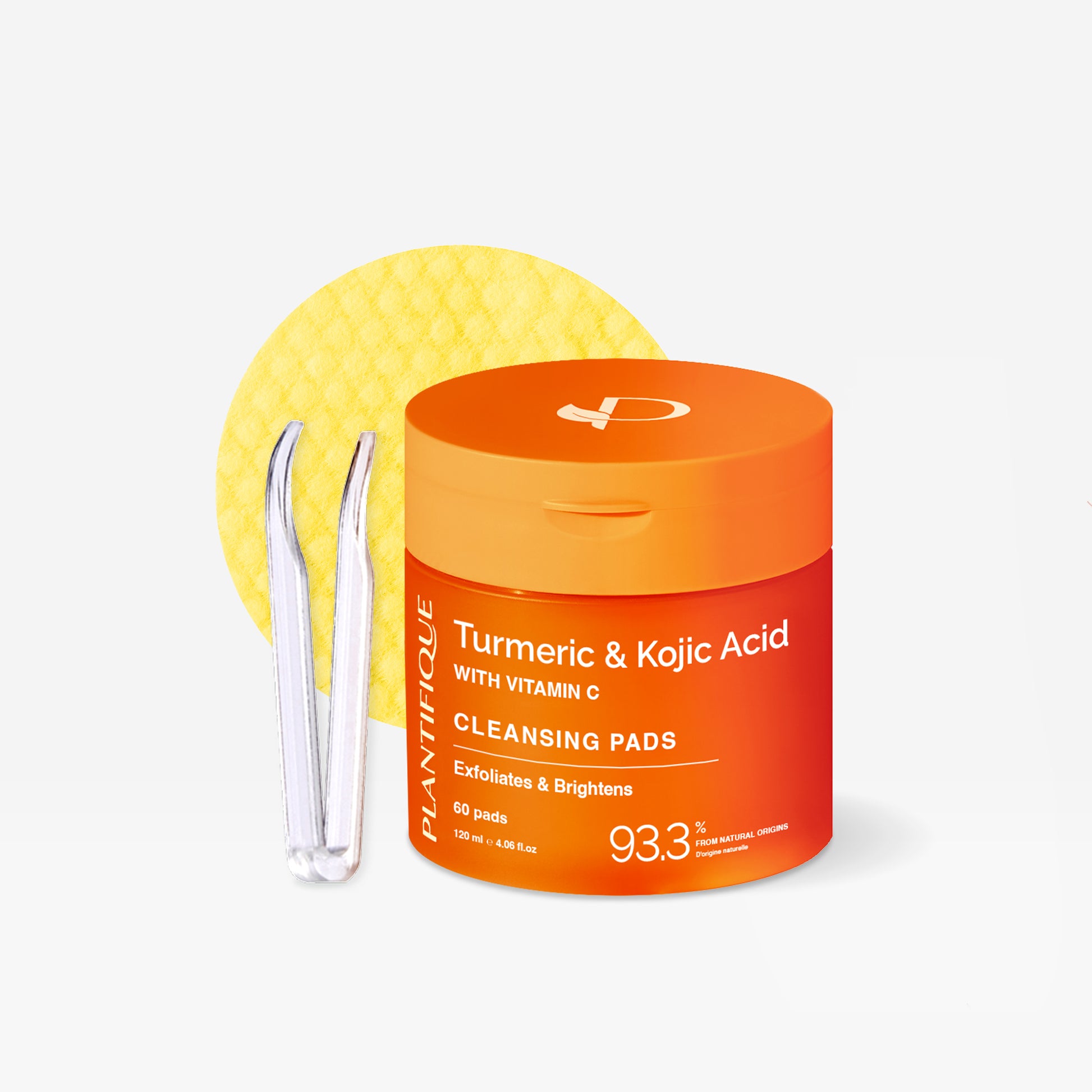 Kojic Acid & Turmeric Cleansing Pads - Plantifique 