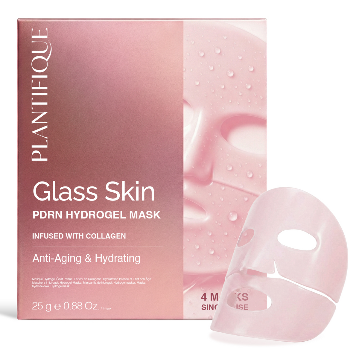 PDRN Glass Skin Hydrogel Mask - Plantifique 