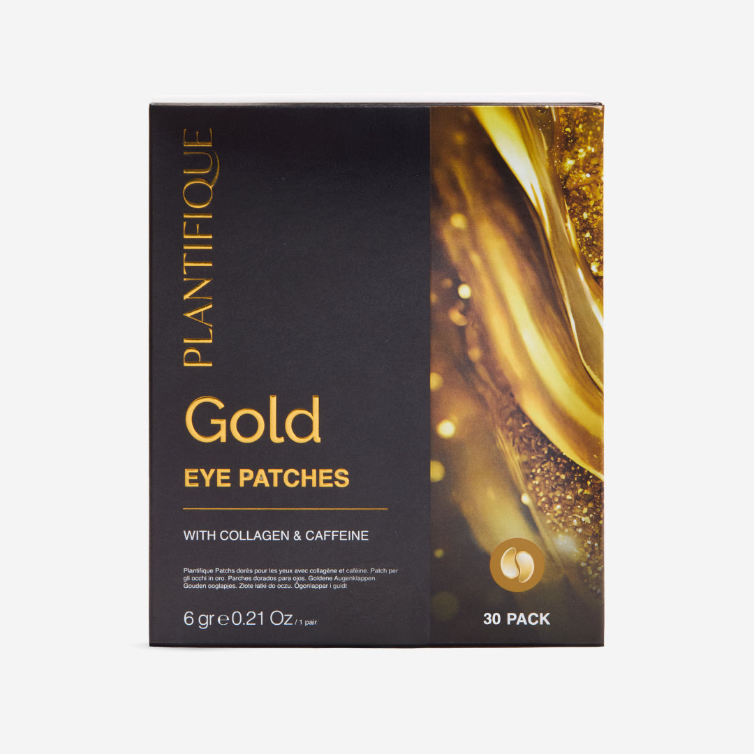 Golden Under Eye Gel Patches - Plantifique 