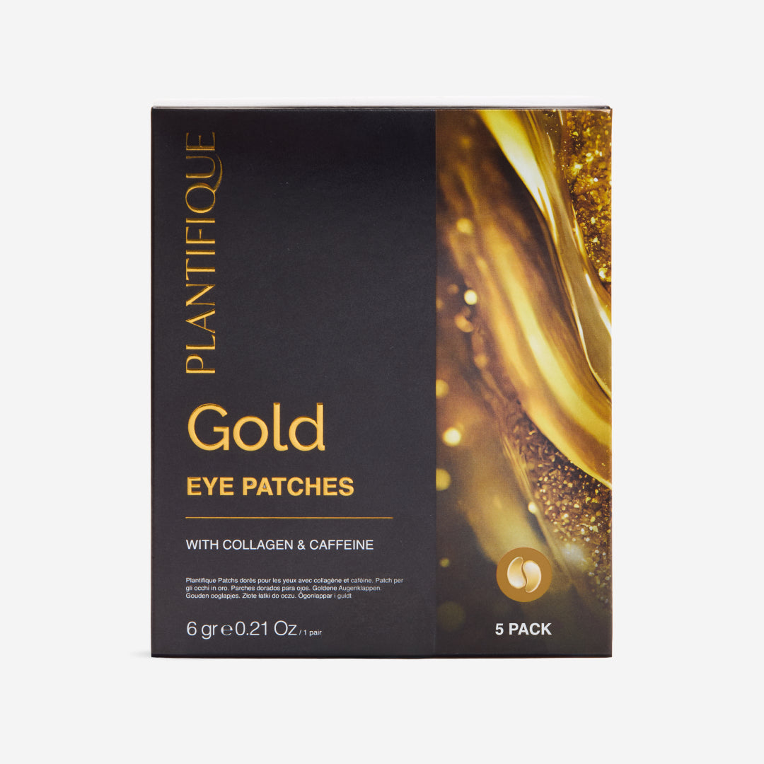 Golden Under Eye Gel Patches - Plantifique 