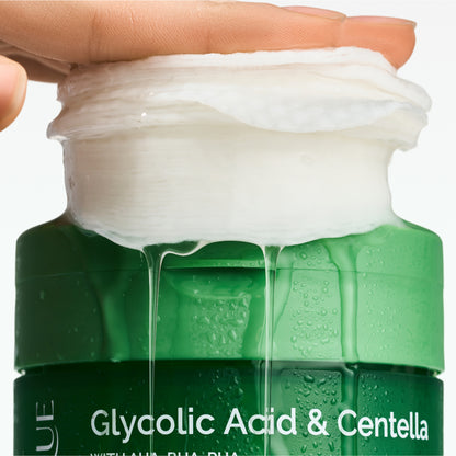 Glycolic Acid & Centella Peeling Pads - Plantifique 