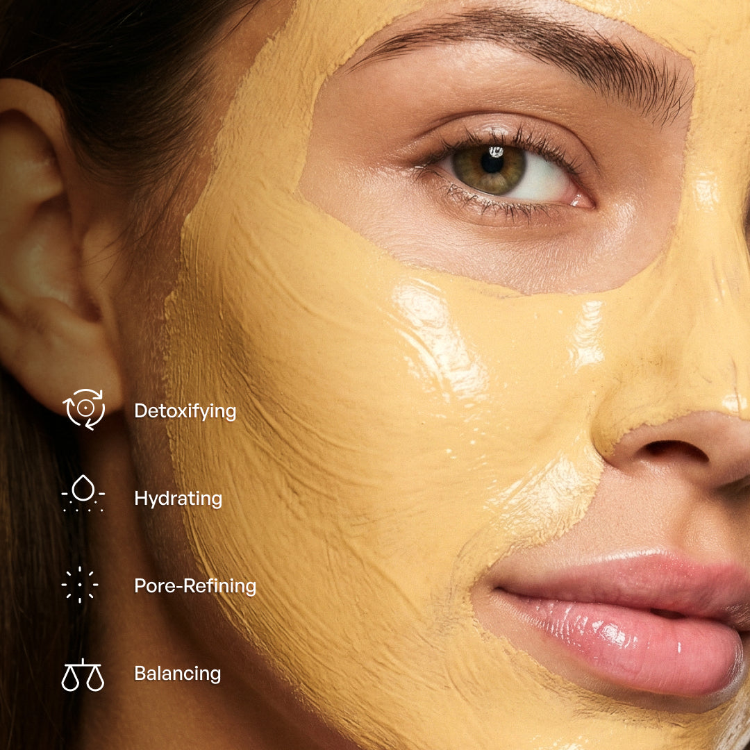 Turmeric Vitamin C Clay Mask - Plantifique 
