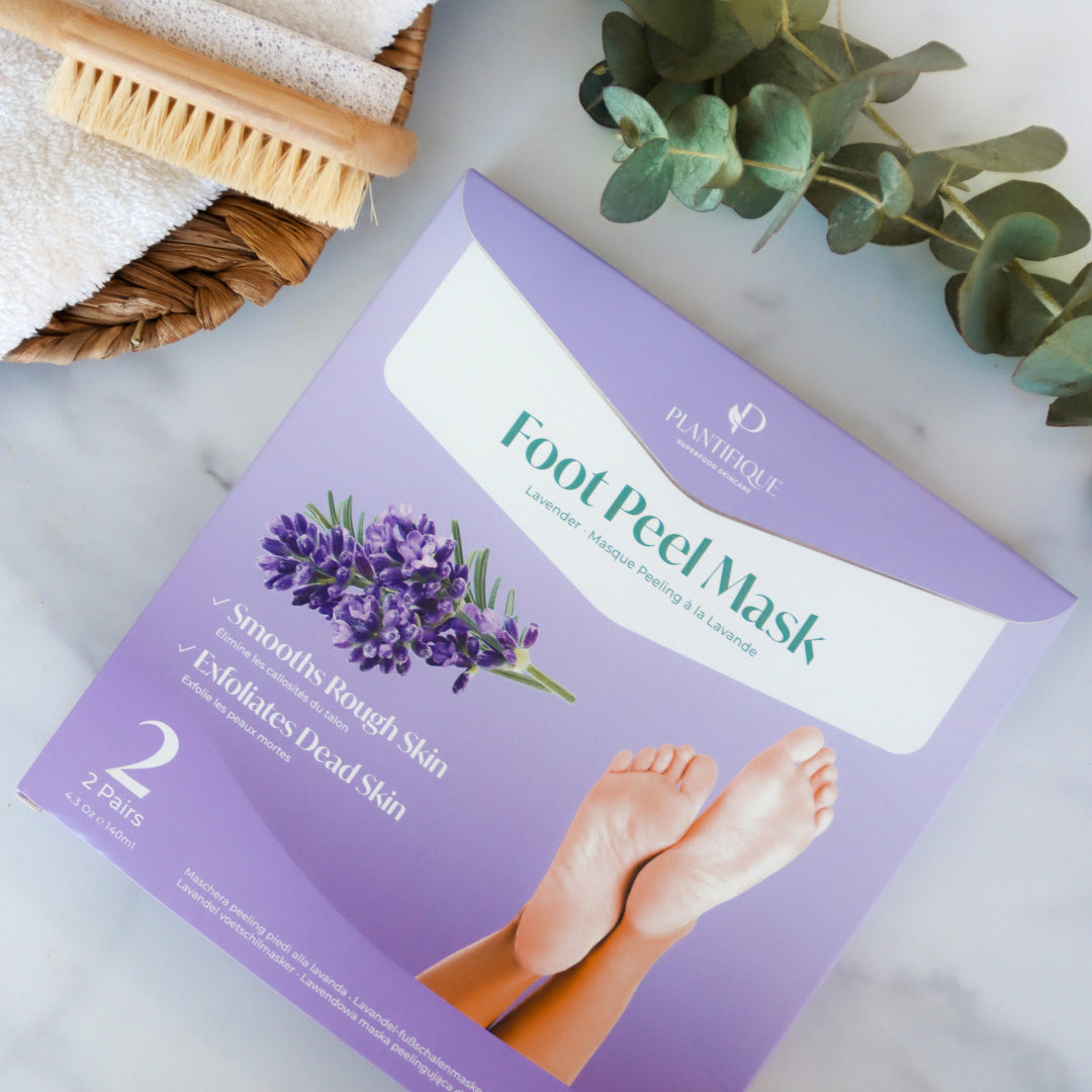 Lavender Foot Peeling Mask - Plantifique 