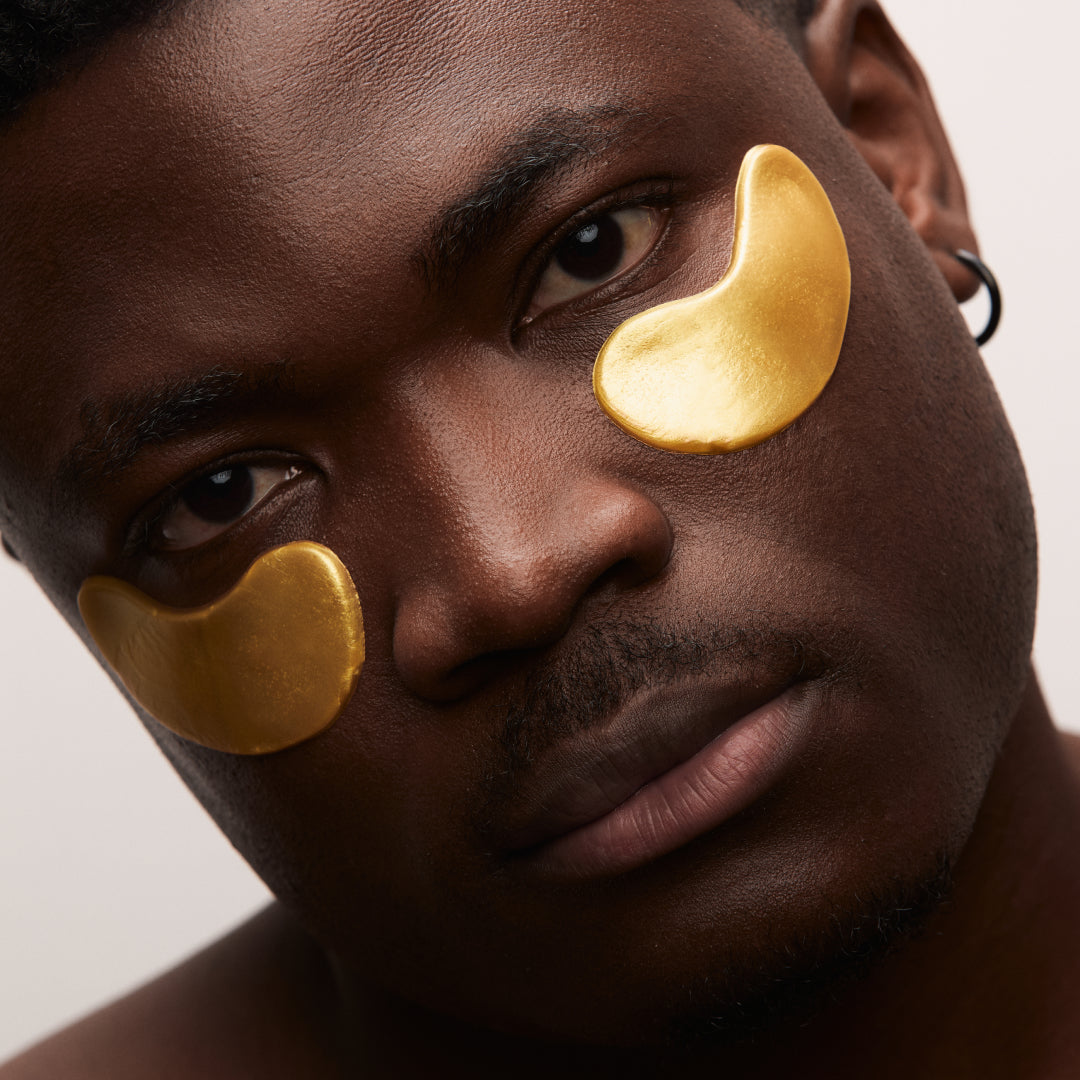 Golden Under Eye Gel Patches - Plantifique 