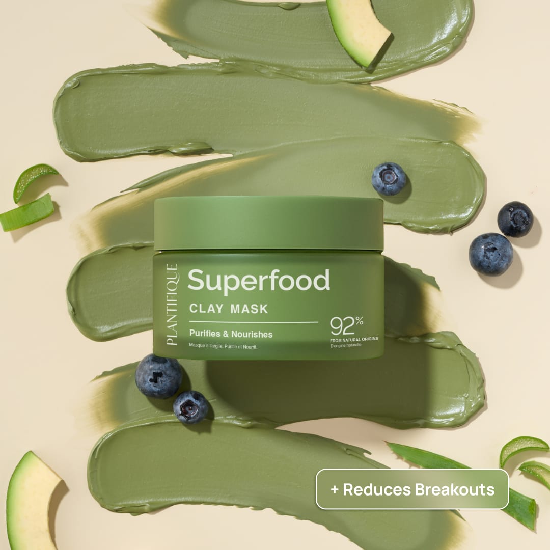 Superfood Marine Clay Mask - Plantifique 