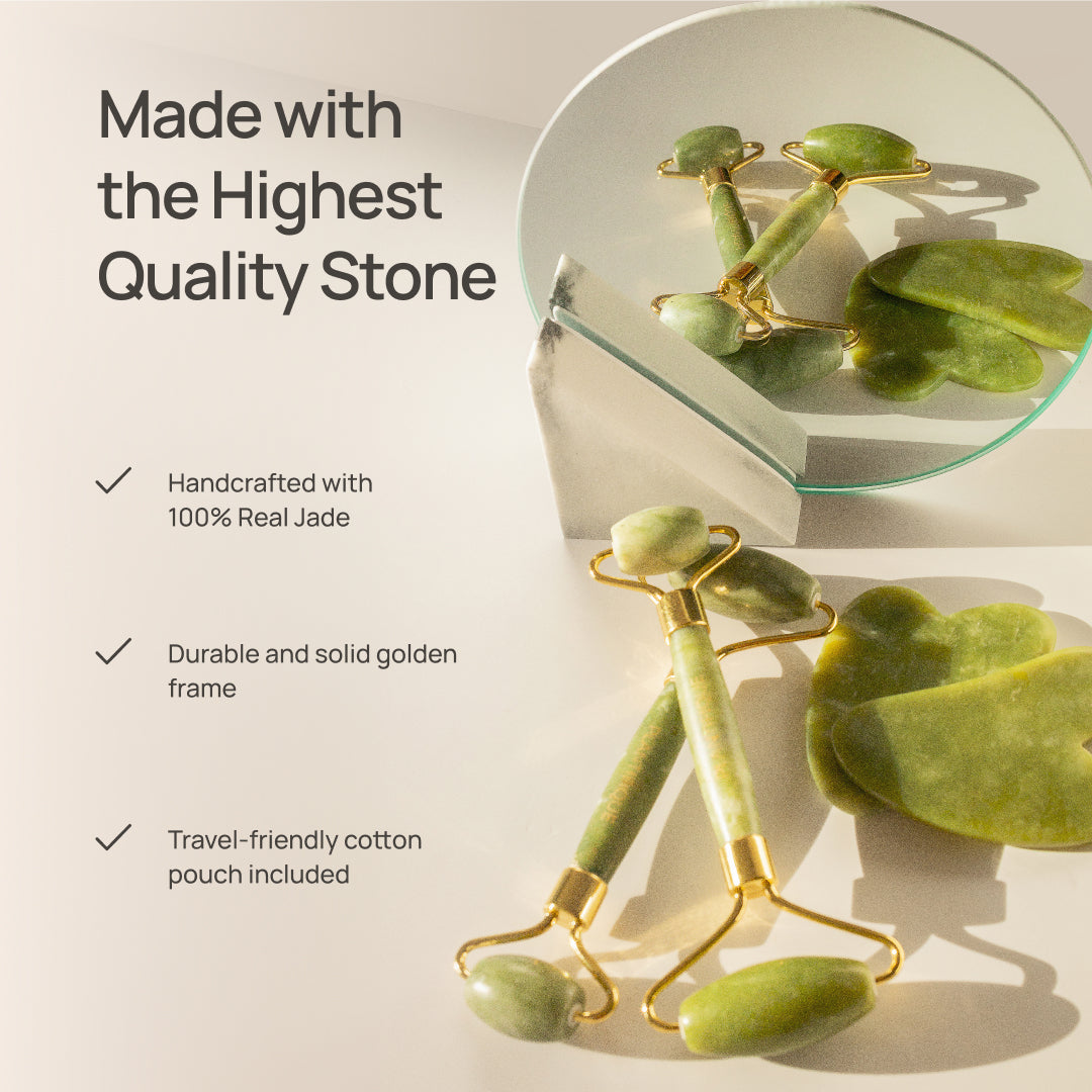 Jade Roller & Gua Sha Set