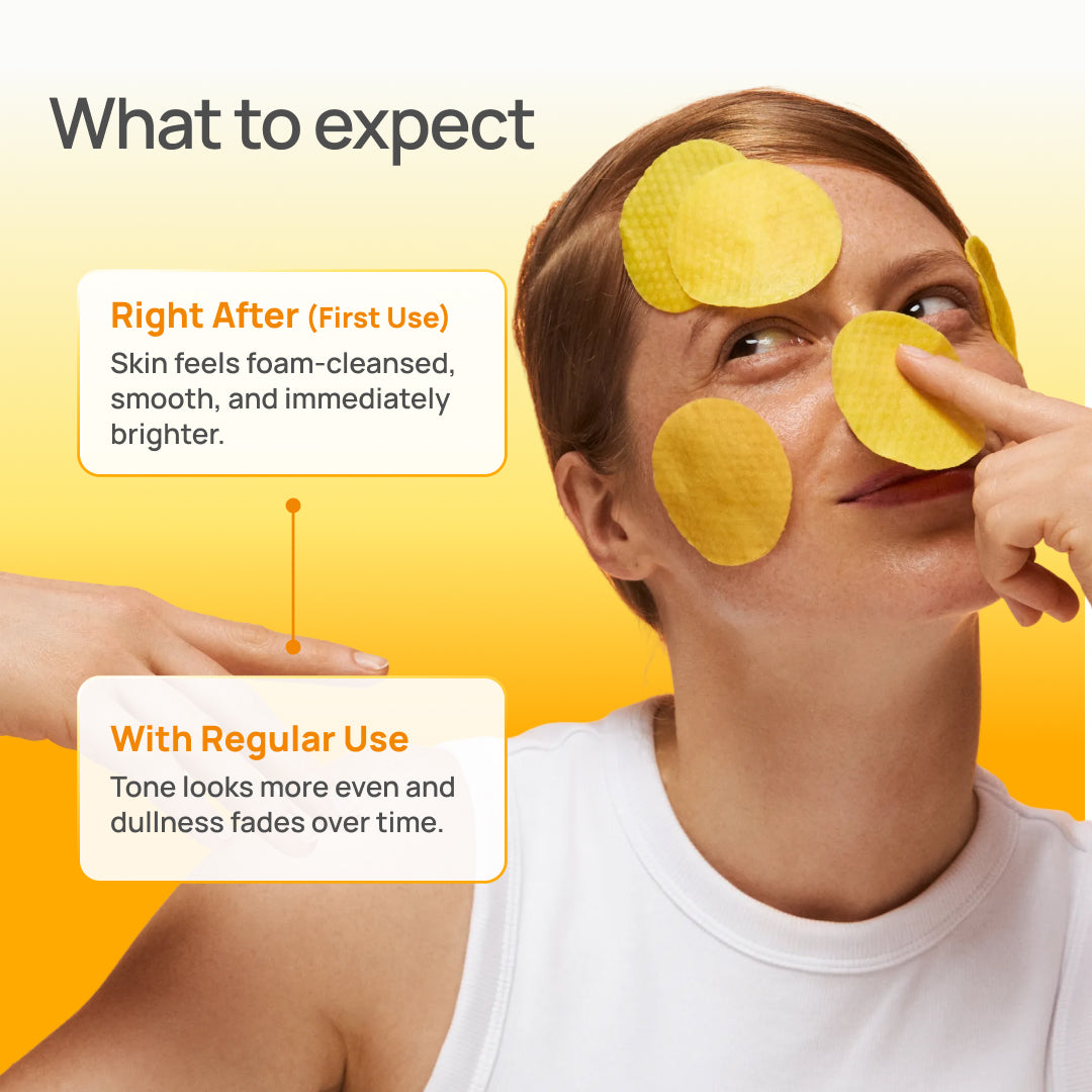 Kojic Acid & Turmeric Cleansing Pads - Plantifique 