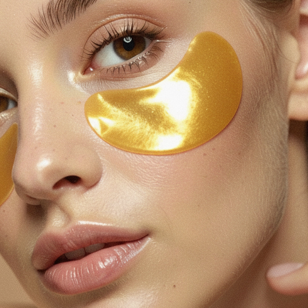 Golden Under Eye Gel Patches - Plantifique 
