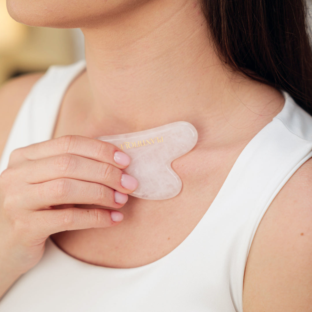 Plantifique Rose Quartz Gua Sha Stone