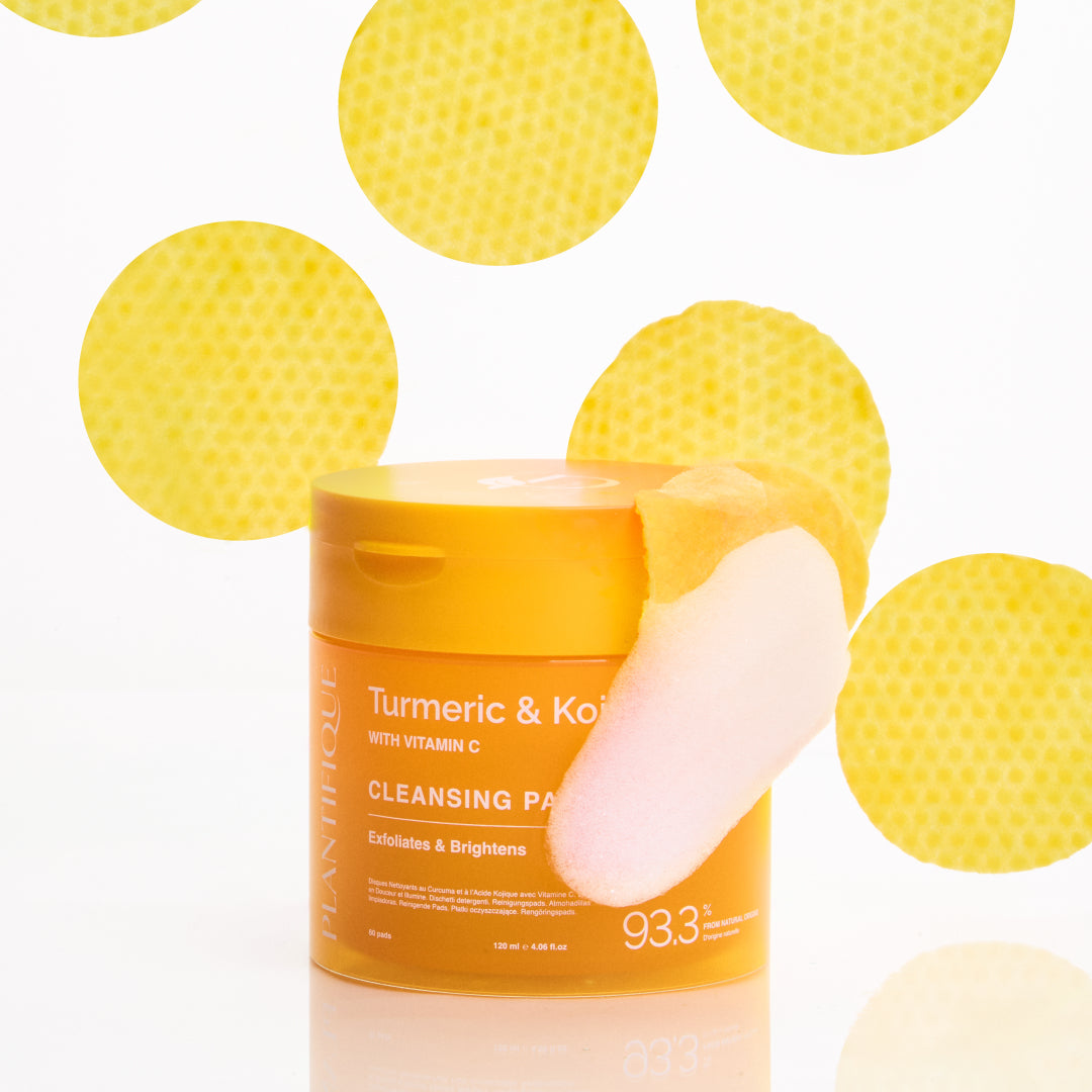 Kojic Acid & Turmeric Cleansing Pads - Plantifique 