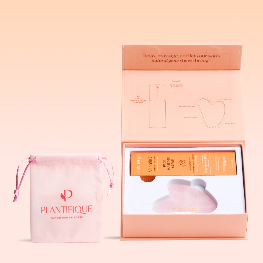 Plantifique Jade Roller & Gua Sha Set