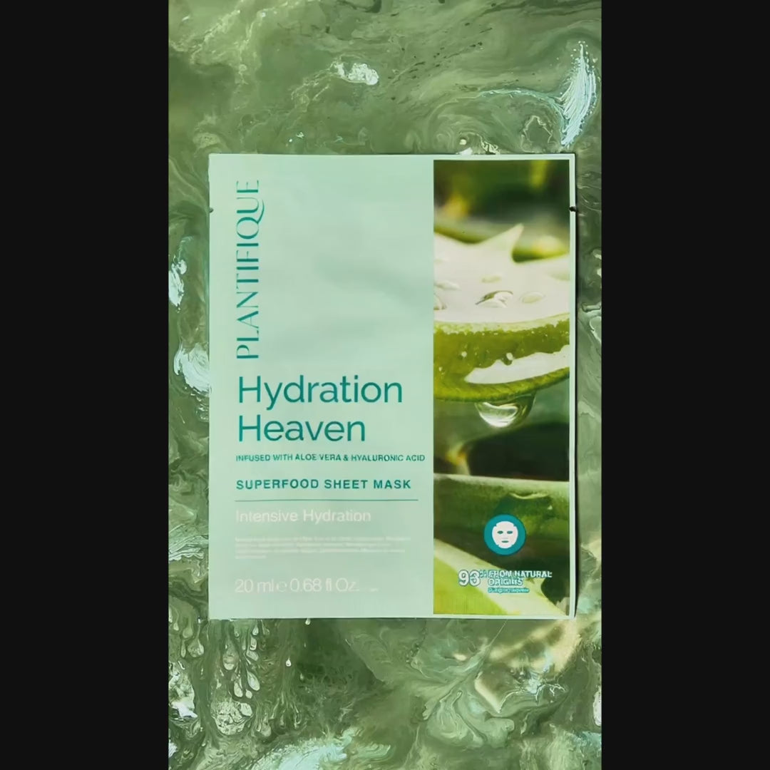 Hydration Heaven Sheet Masks | Plantifique